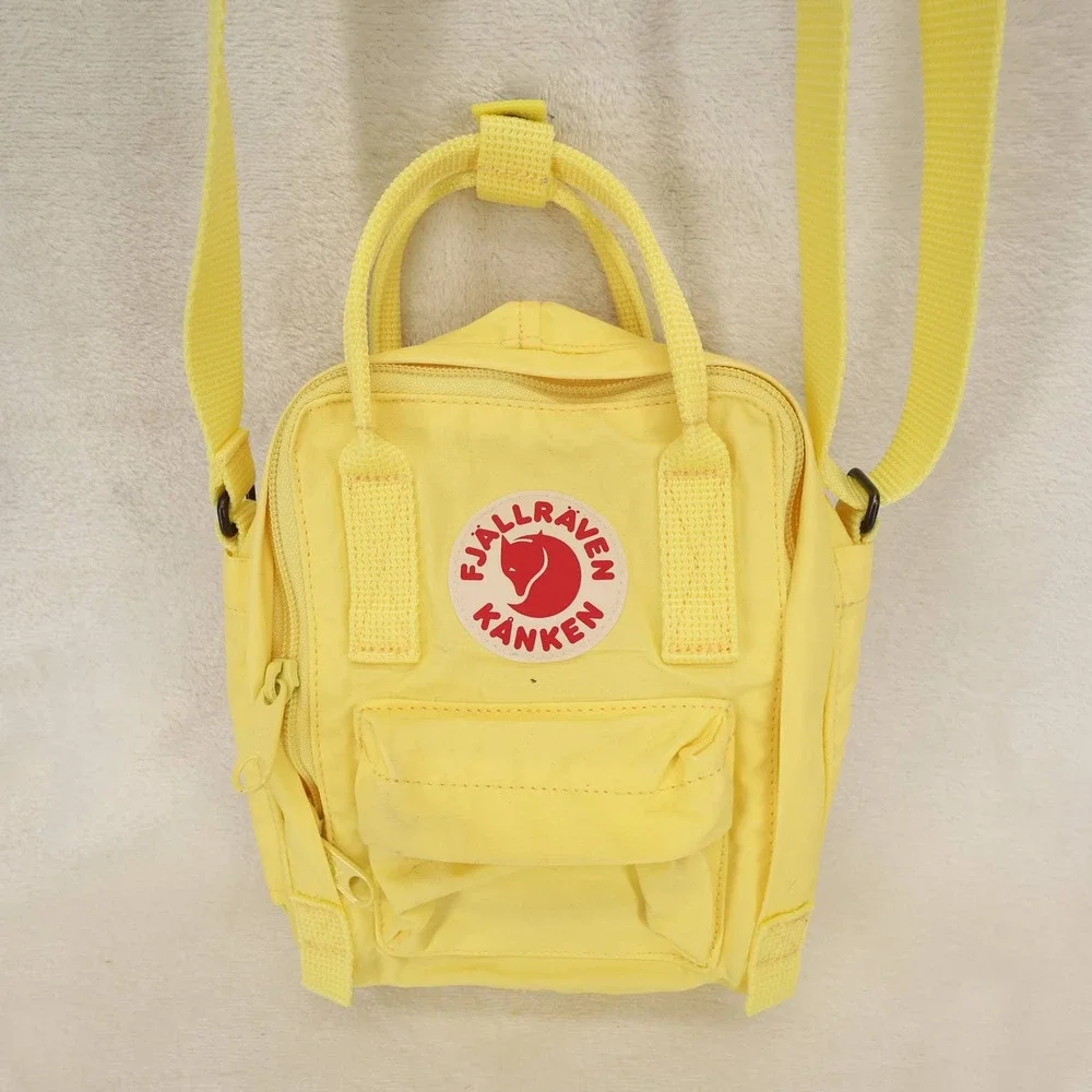 Fjallraven Kanken Sling Crossbody Bag Yellow 23797 Vinylon F Durable Shoulder